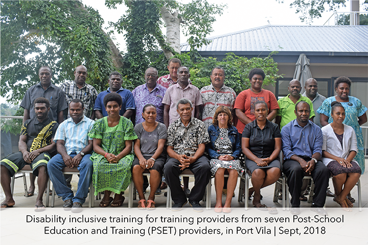 Disability inclusive training for training providers