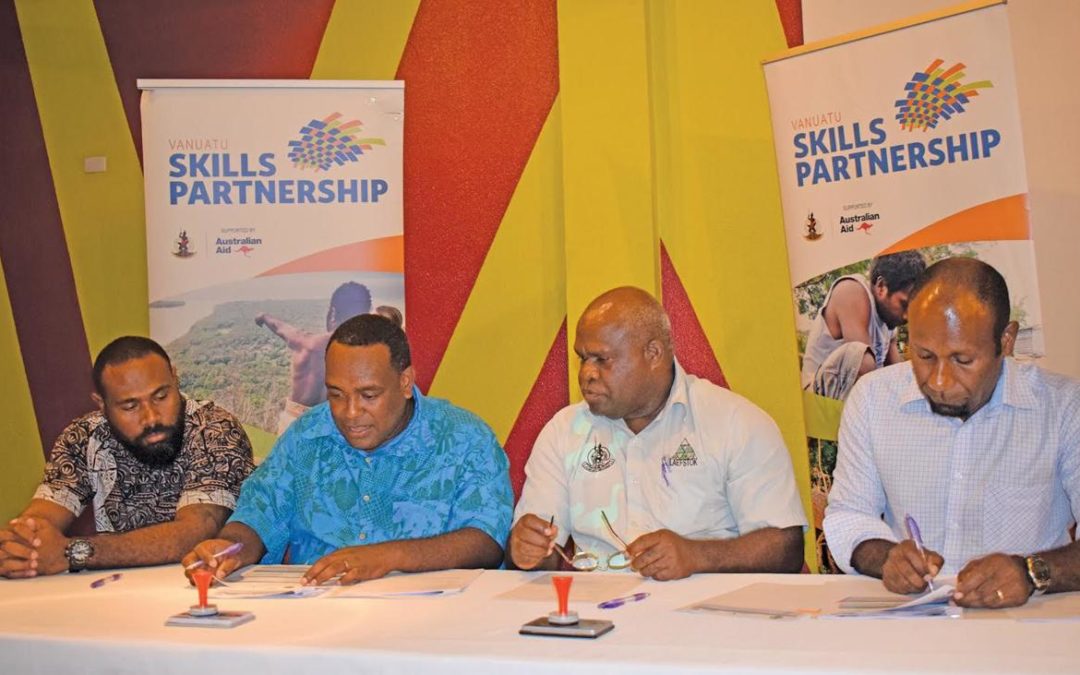 More departments pledge support to Vanuatu Skills Partnership
