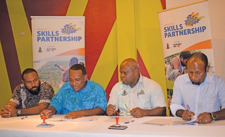 More departments pledge support to Vanuatu Skills Partnership