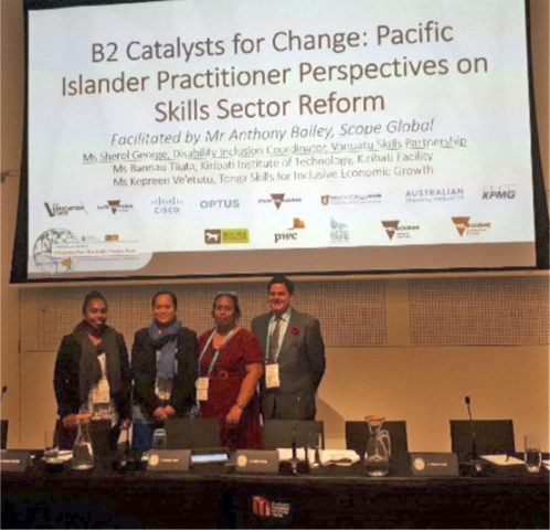 Pacific skills development practitioners share  key takeaways from the WFCP World Congress 2018